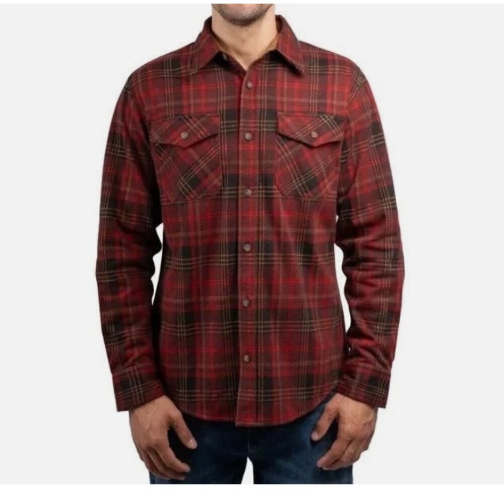 NEW! Jachs New York Men's Plaid Flannel Shirt Jacket